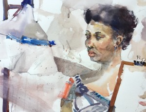 Day 1: Jaki, first painting